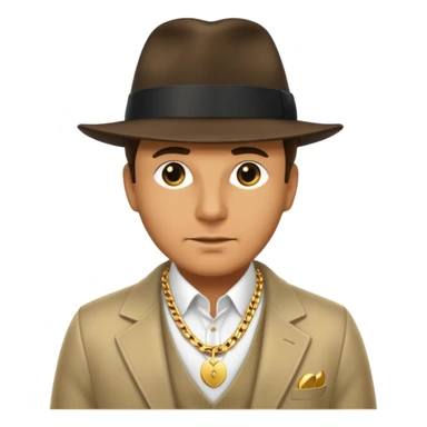 Ola tudo bem que um gangster rico boss sticker