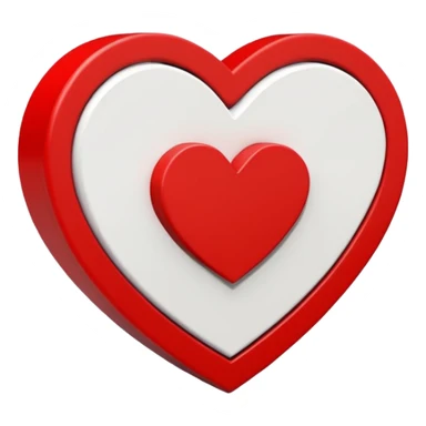 suprematism heart sticker