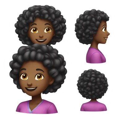 Congratulations black girl sticker