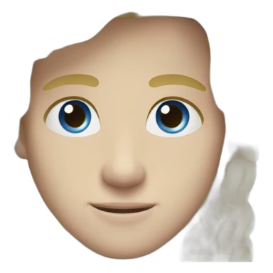 Young man blond hair blue eyes sticker