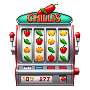 Chilis Restaurant Slot machine  sticker