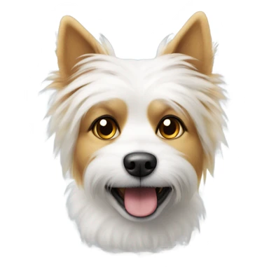 white yellow sassy dog sticker