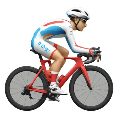 bicycle racer sticker