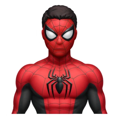 black spiderman sticker