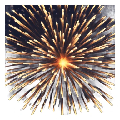Fireworks exploding sticker