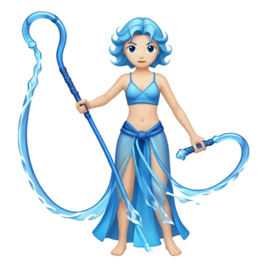 water elemental long whip sticker