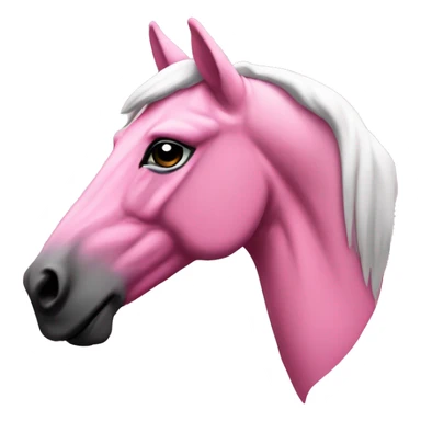 Pink stalion (head only, sideview of the face, make sire it fits for the organizations logo) sticker