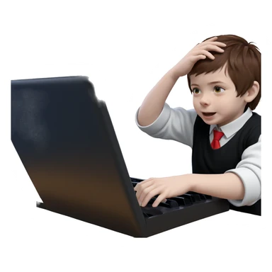 girl playing keyboard solo sticker