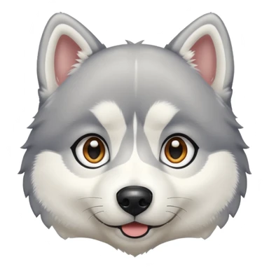 Pups husky sticker