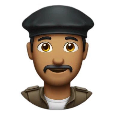 A man with a kippa sticker