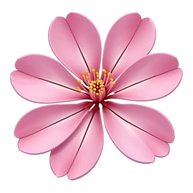 sakura flower with stitched border sticker