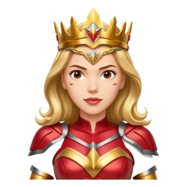 Scarlett Johansson as a wonder woman sticker