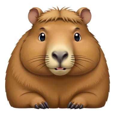 Chill dude capybara sticker