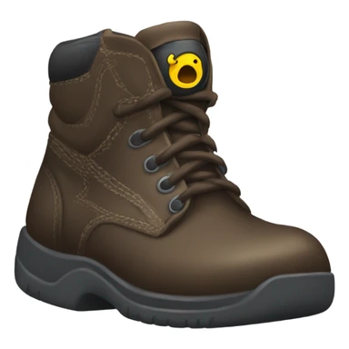 haz una bota de calzado de seguridad sticker