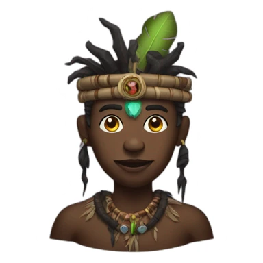 Witch doctor sticker