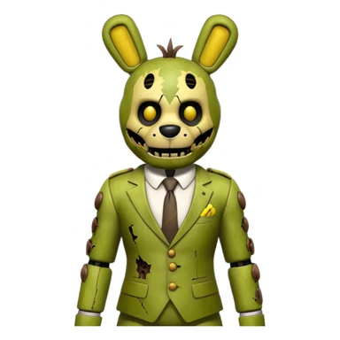Fnaf spring trap sticker