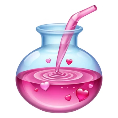 super realistic pink love potion sticker