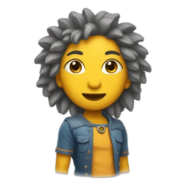 soleil hilare sticker