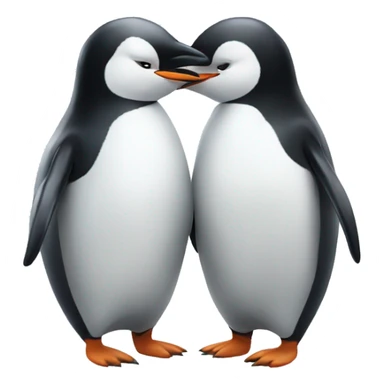 Two loving Penguin mates sticker
