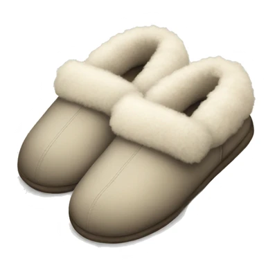 Cozy fluffy slippers  sticker