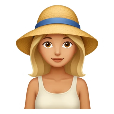 chica relajandose en un paisaje bonito sticker