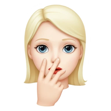 shh finger sticker