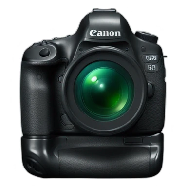 Canon camera with battery grip sticker