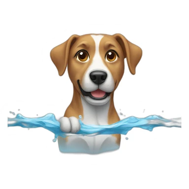 dog water sticker