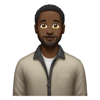 Boyde from series “From” black man  sticker