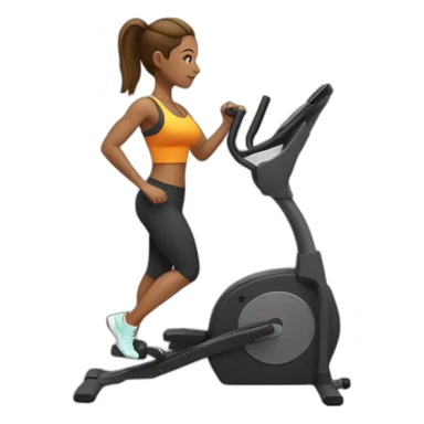 gym woman sticker