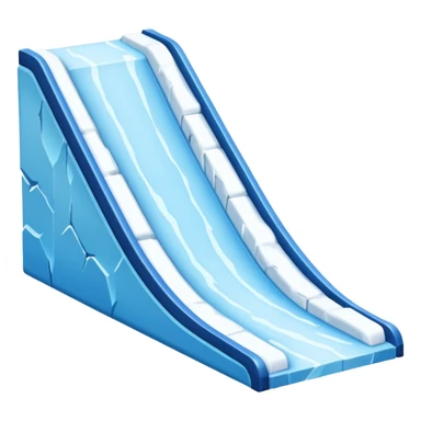 snow jump ramp from top view sticker