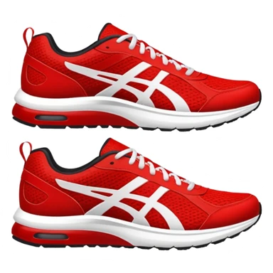 fast shoes, red and white sticker