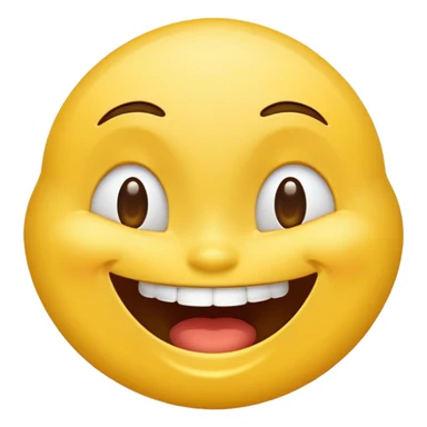 upside down laughing emoji as if its fallen over laughing  sticker