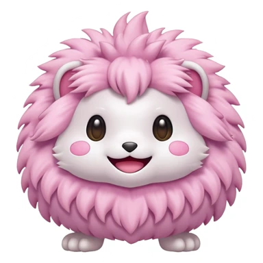 A cute kawaii pastel Fakémon-creature (full body) sticker