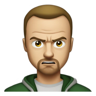 jesse pinkman angry sticker