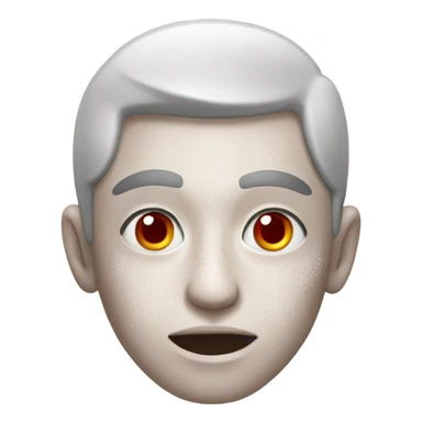 Human with red eyes with some salt sticker