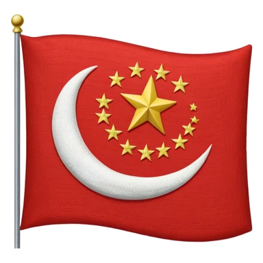 Ouïgours flag sticker