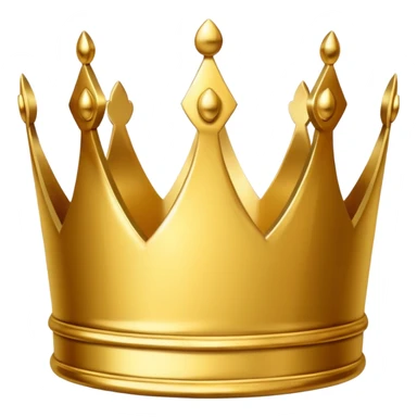 premium logo crown simple sticker