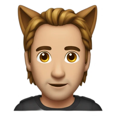 nick-cage-with-cat-ears sticker