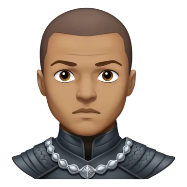 Grey Worm from game of thrones sticker