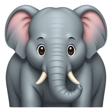  long haired elephant sticker