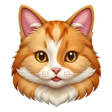 A cat with human lips sticker
