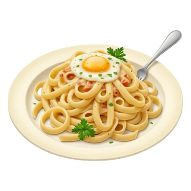 pasta with carbonara sticker