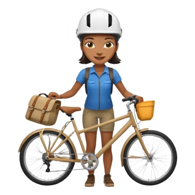 Urban Bike Courier black woman  sticker