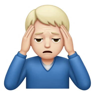 Hangover stress sticker