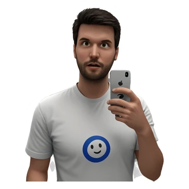 boy with phone indoors sticker