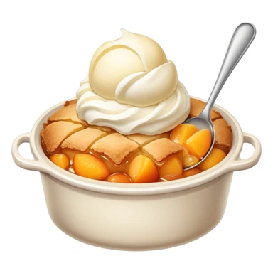Peach cobbler sticker