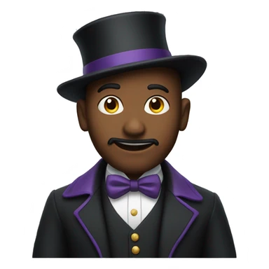 magician with No tophat sticker