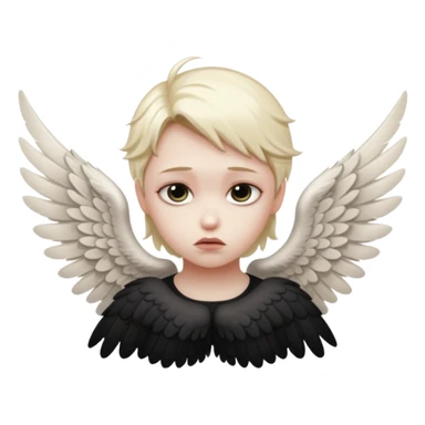 Fallen angel sticker