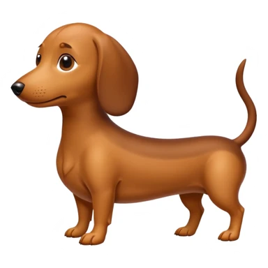 Weenie dog emoji sticker